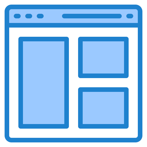 Square layout free icon