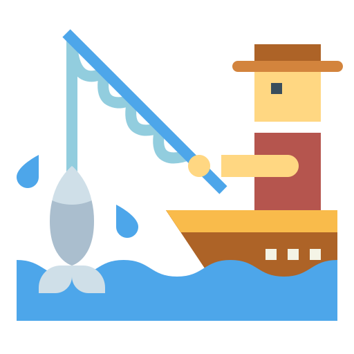 Fishing free icon Fishing free icon