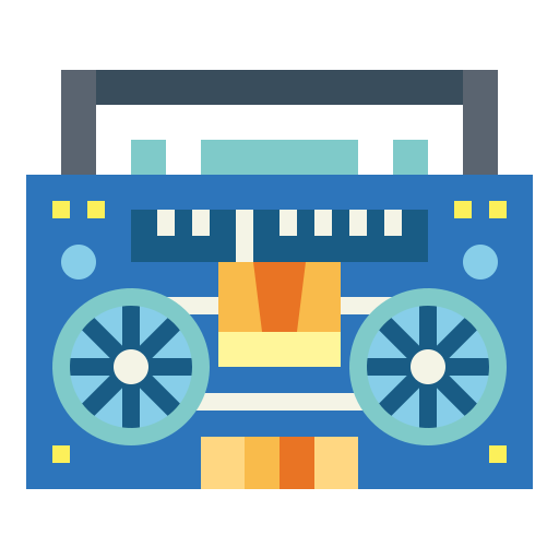 Boombox - Free music icons