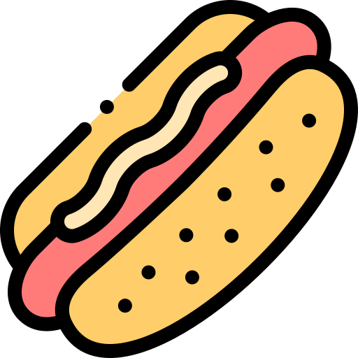 hot-dog Icône gratuit hot-dog Icône gratuit