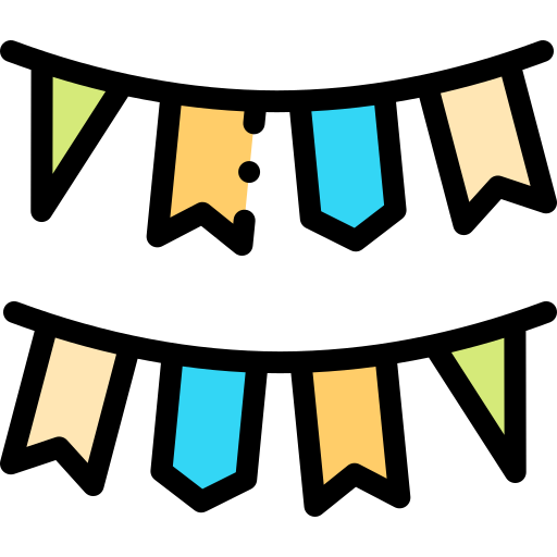 guirlande Icône gratuit