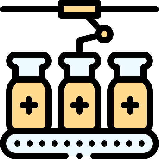 producción icono gratis