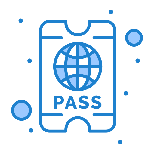 pasaporte icono gratis