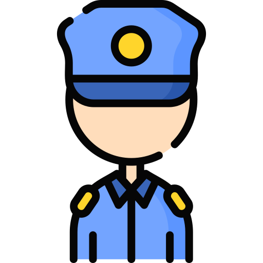 policía icono gratis