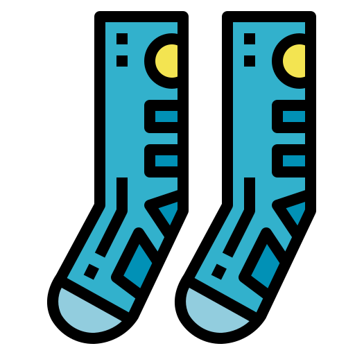 Socks Smalllikeart Lineal Color icon