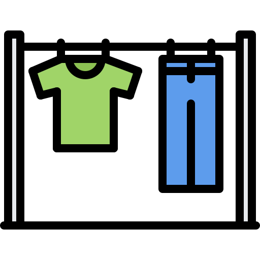 Clothes line Coloring Color icon