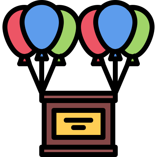 Balloon Coloring Color Icon