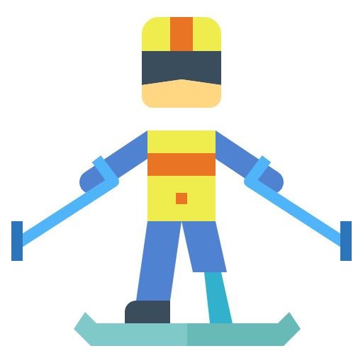 Skiing free icon Skiing free icon
