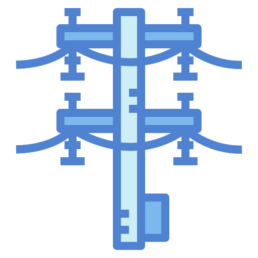 poste electrico icono gratis