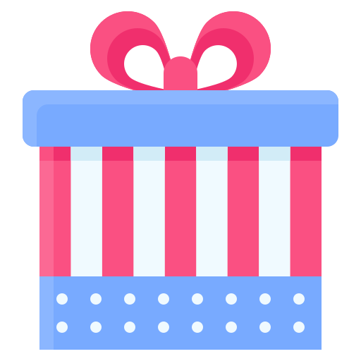 caja de regalo icono gratis