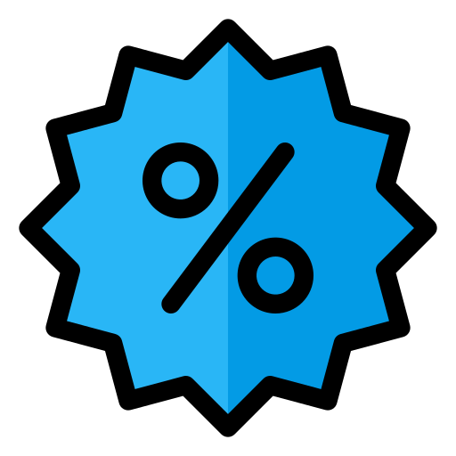 Discount Generic Outline Color icon