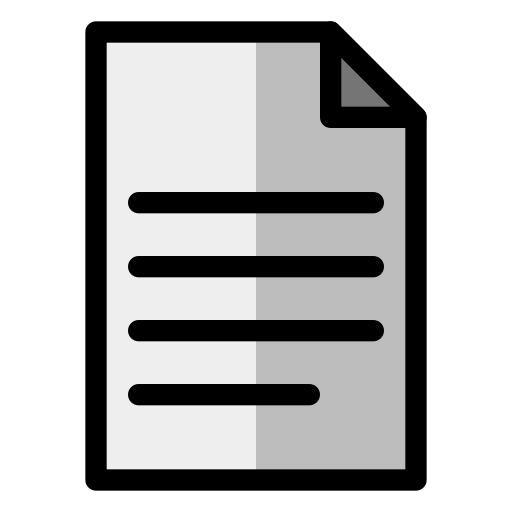 Document Generic Outline Color icon