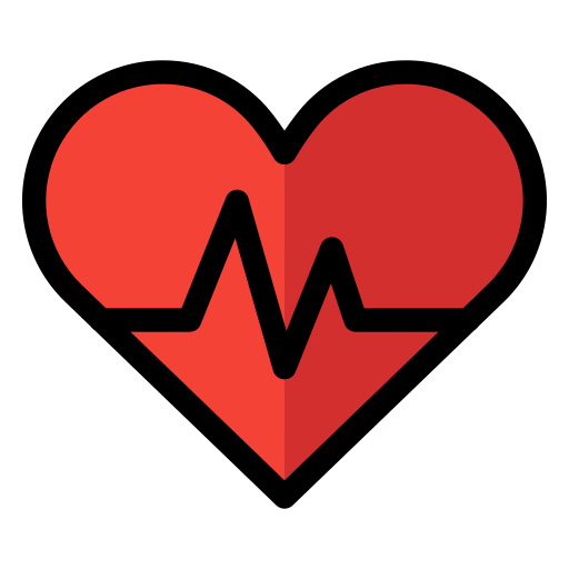 Heart rate icon Generic Outline Color