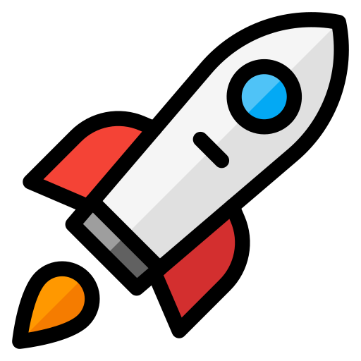 Rocket Generic Outline Color icon