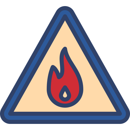 signo de fuego icono gratis