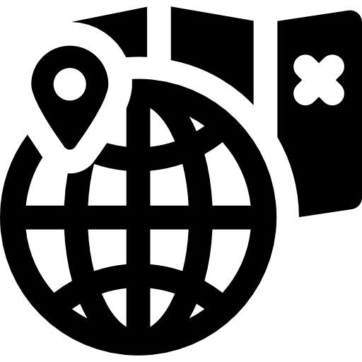 geografía icono gratis