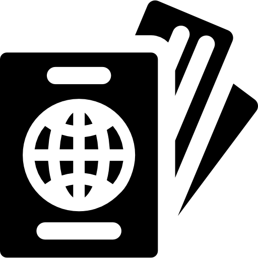 pasaporte icono gratis