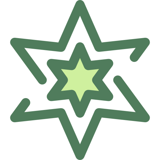 Star Monochrome Green icon