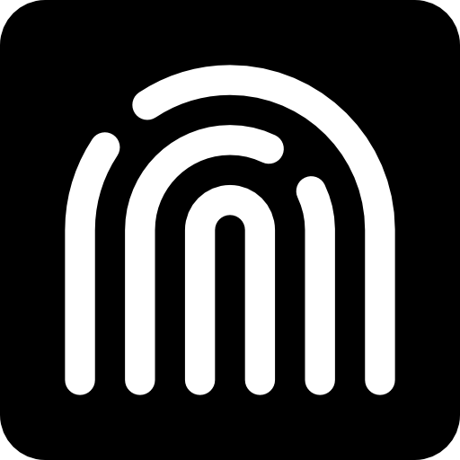 huella dactilar icono gratis