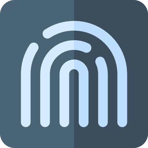 huella dactilar icono gratis