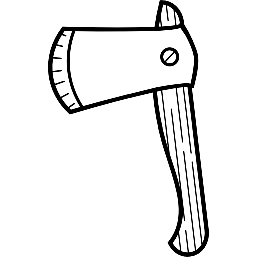 Axe Realistic Hand Drawn Handdrawn icon