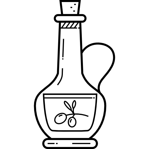 Olive oil Realistic Hand Drawn Handdrawn icon