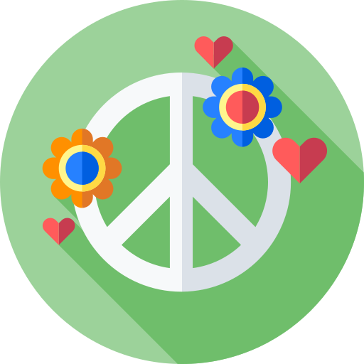 hippie Icône gratuit hippie Icône gratuit