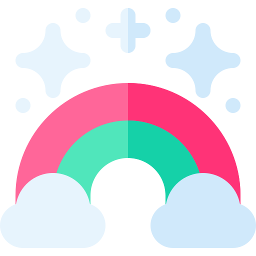 arco iris icono gratis