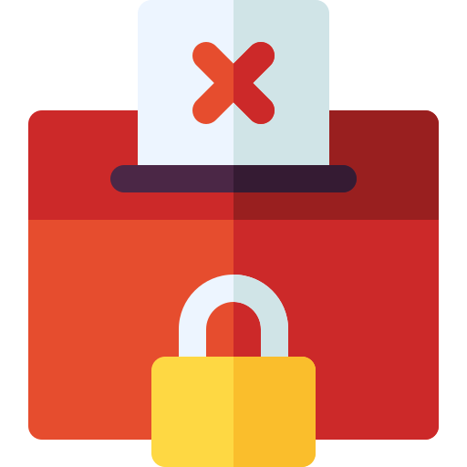 Ballot box free icon