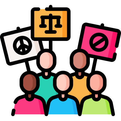 Civil right movement free icon