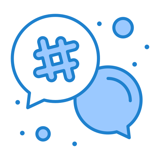 hashtag grátis ícone