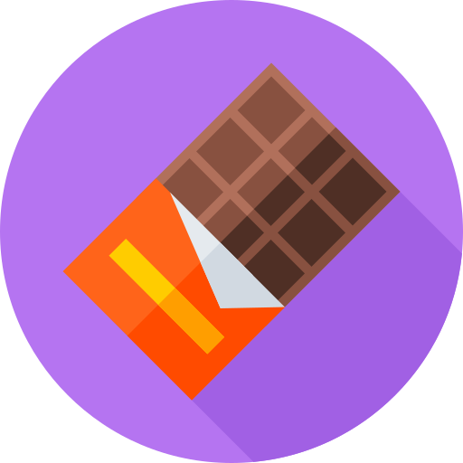 barra de chocolate icono gratis