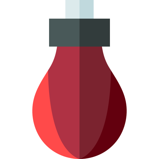 Punching ball free icon