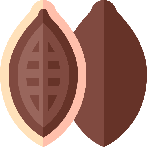 grano de cacao icono gratis