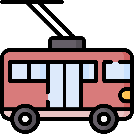 trolleybus clipart school