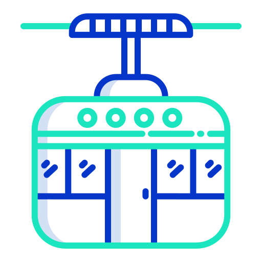 teleférico icono gratis