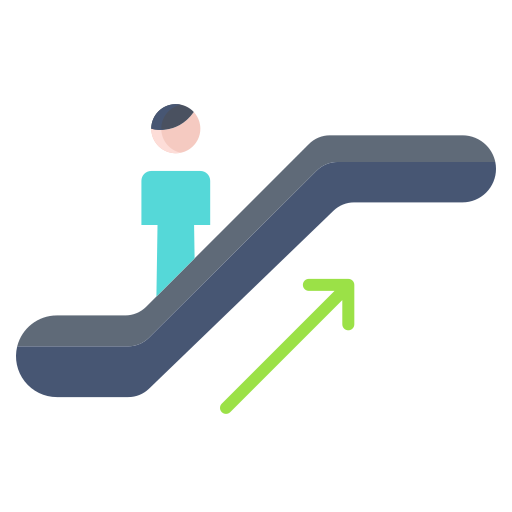 escaltor icono gratis