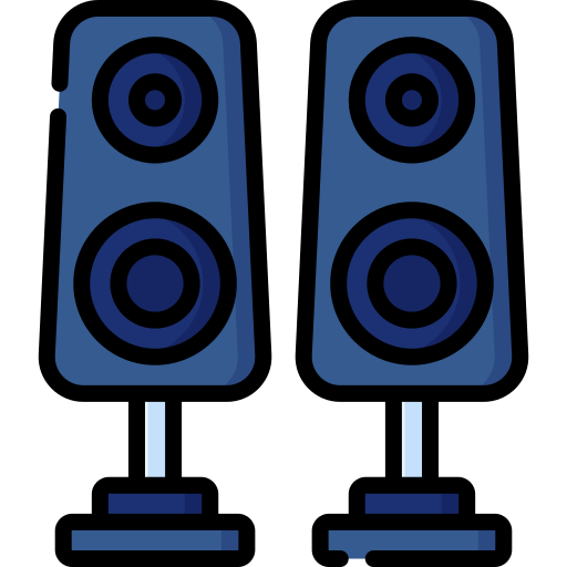 altavoces icono gratis