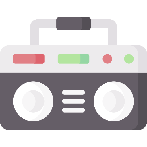 Boombox - Free music icons