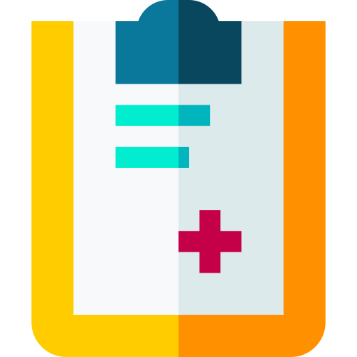 historial médico icono gratis