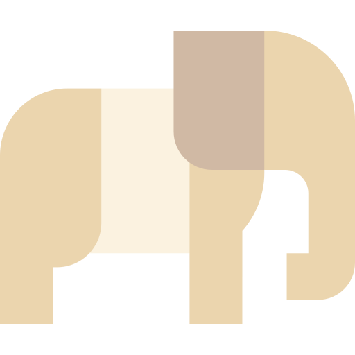 l'éléphant Icône gratuit