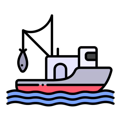 icon logo sticker fishing boat 26470803 PNG