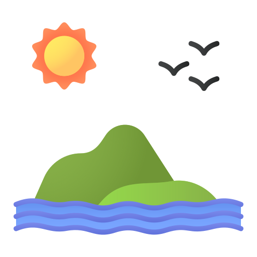 isla icono gratis
