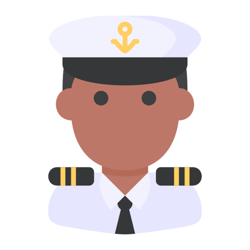 Captain Generic Flat icon