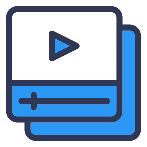 Video Generic Blue icon