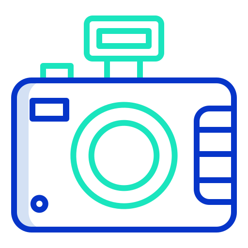 Camera Icongeek26 Outline Colour icon