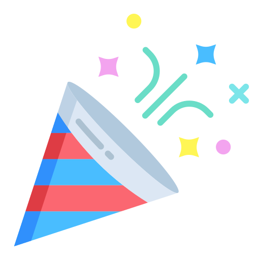 Confetti free icon Confetti free icon