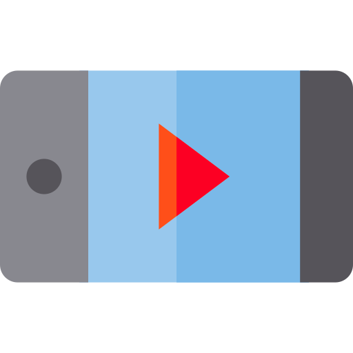 reproductor de video icono gratis