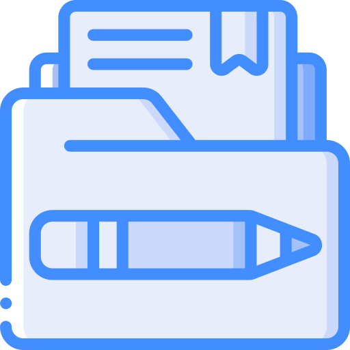 Folder Basic Miscellany Blue Icon