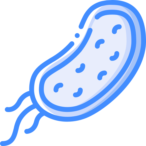 las bacterias icono gratis